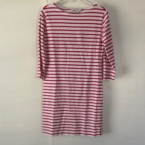 Vineyard Vines Pink and White Striped Dress